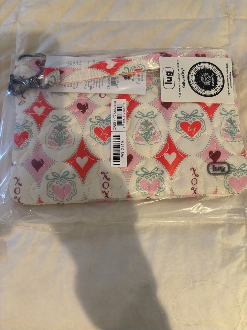 Lug Valentines Ziplet NWT